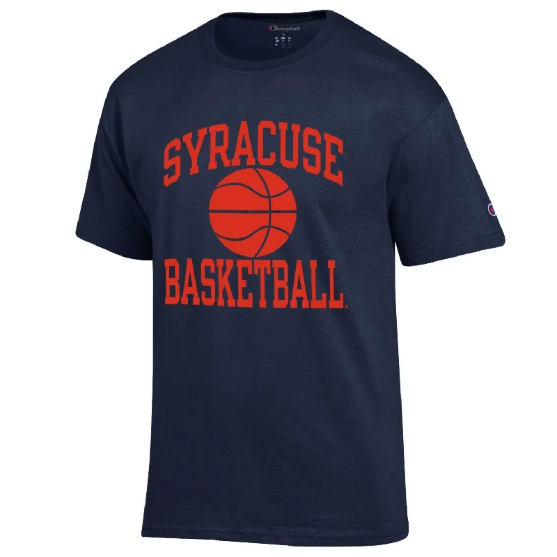 Personalized Basketball Jerseys For Fundraisers-Champion Classic 1 Color Syracuse Basketball Tee