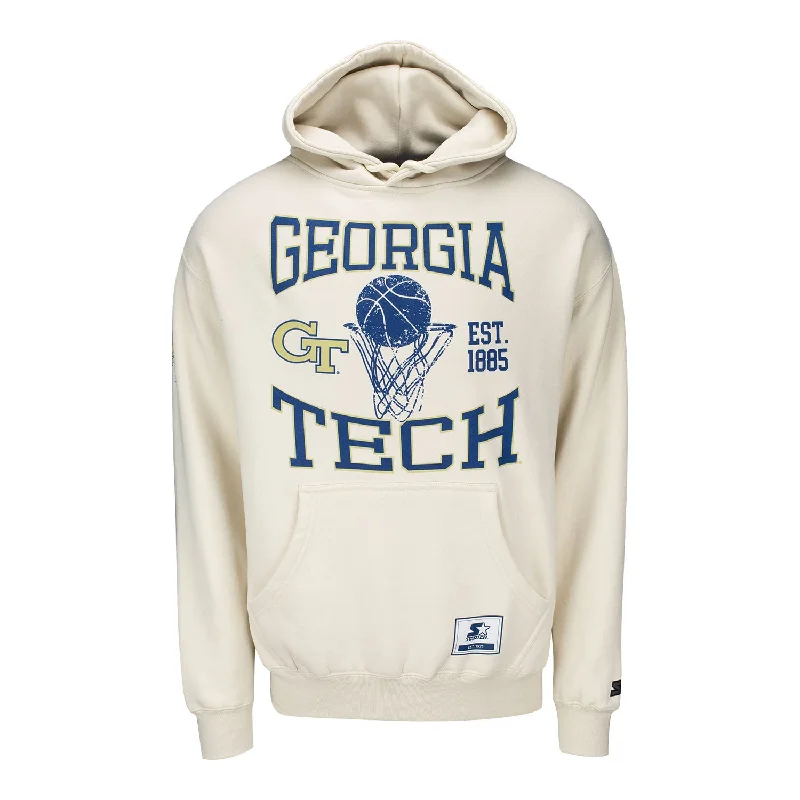 Personalized Basketball Jerseys For High School Teams-Georgia Tech Yellow Jackets Basketball Buzz Sweatshirt