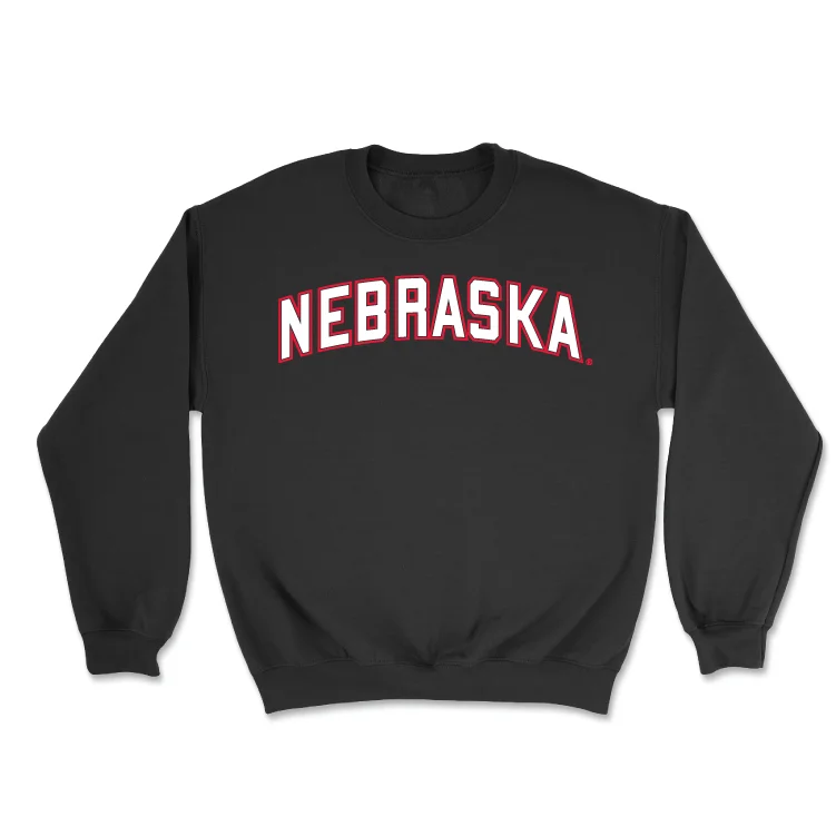 Personalized Basketball Jerseys For Large Groups-Men's Basketball Black Nebraska Crew - Rienk Mast