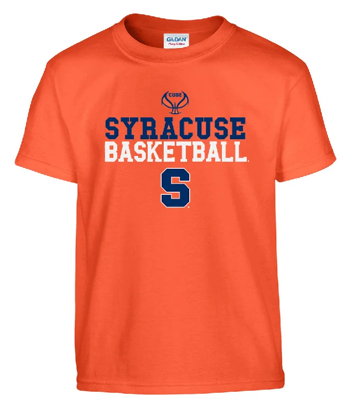 Personalized Basketball Jerseys For Fundraiser Auctions-Youth 'Cuse Basketball Tee