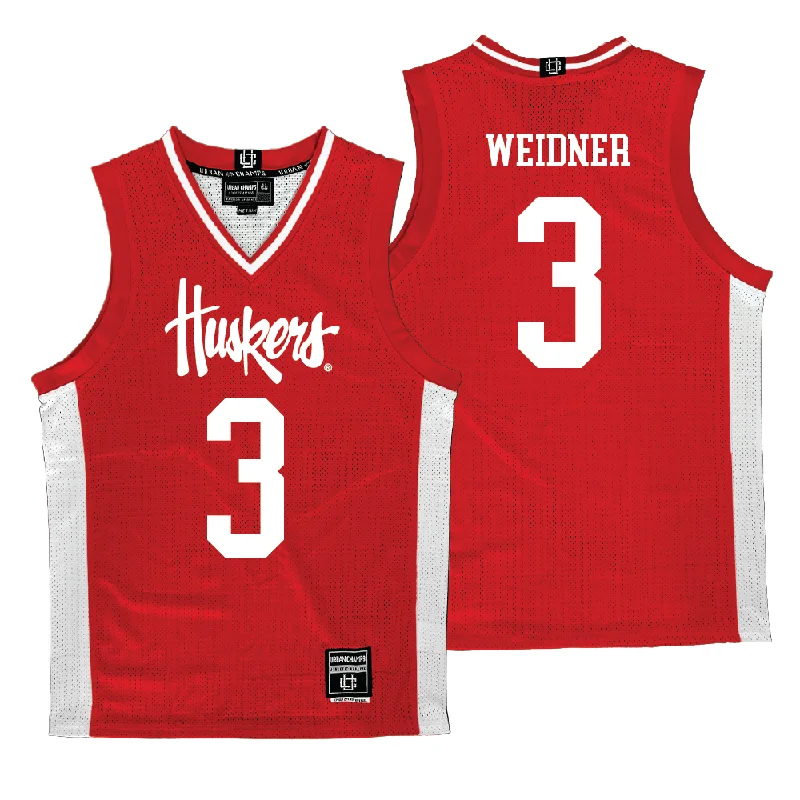 Personalized Basketball Jerseys For Youth Competitions-Nebraska Women's Basketball Red Jersey - Allison Weidner | #3