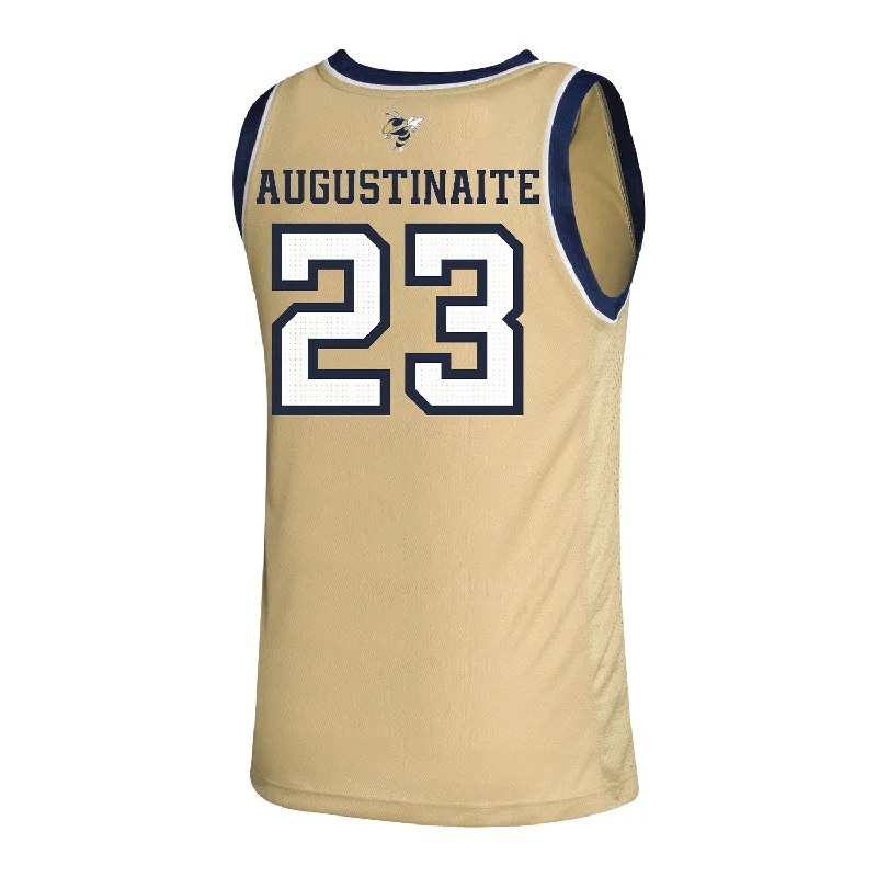 Custom Basketball Jerseys For Special Occasions-Georgia Tech Adidas Women's Basketball Student Athlete Sand Jersey #23 Rusne Augustinaite