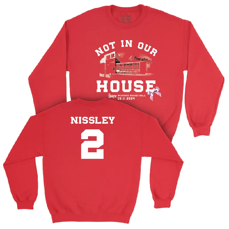 Personalized Basketball Jerseys For Player Recognition-Women's Basketball Not In Our House Red Crew - Logan Nissley | #2