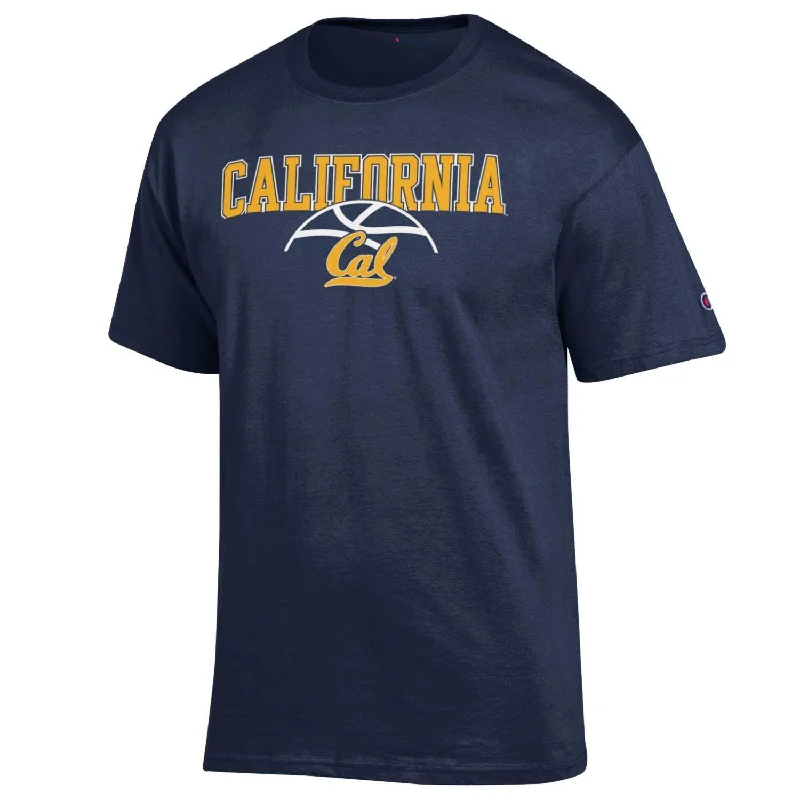 Basketball Jerseys With Custom Logos & Emblems-UC Berkeley Golden Bears Cal Basketball T-Shirt - Navy