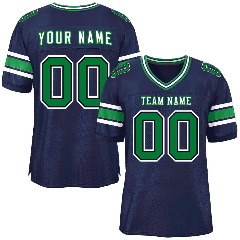 Football Jerseys For Custom Designs & Printing-Custom Navy Personalized Classic Authentic Football Jersey