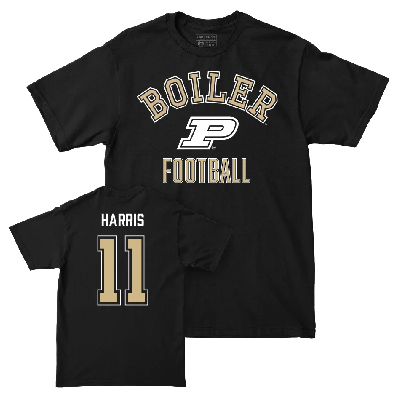 Custom Football Jerseys For Competitive Leagues-Football Black Classic Tee  - Tra’Mar Harris