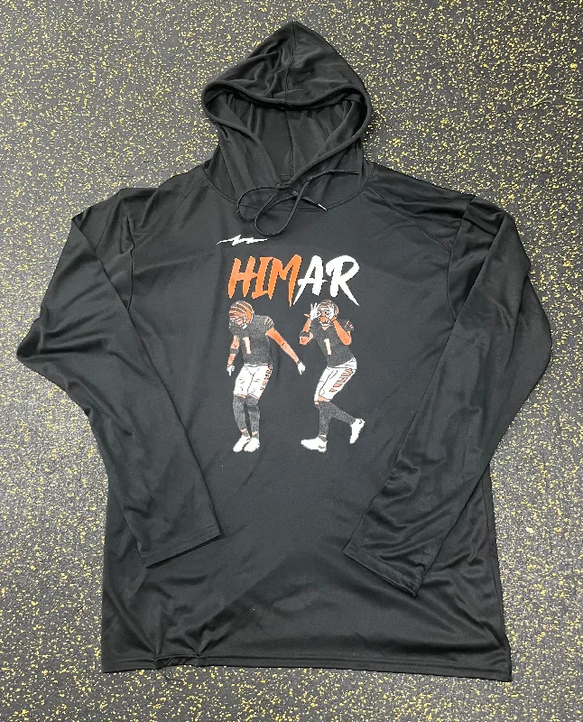 Basketball Jerseys For Fun League Competitions-HIMAR Black Long Sleeve T-Shirt