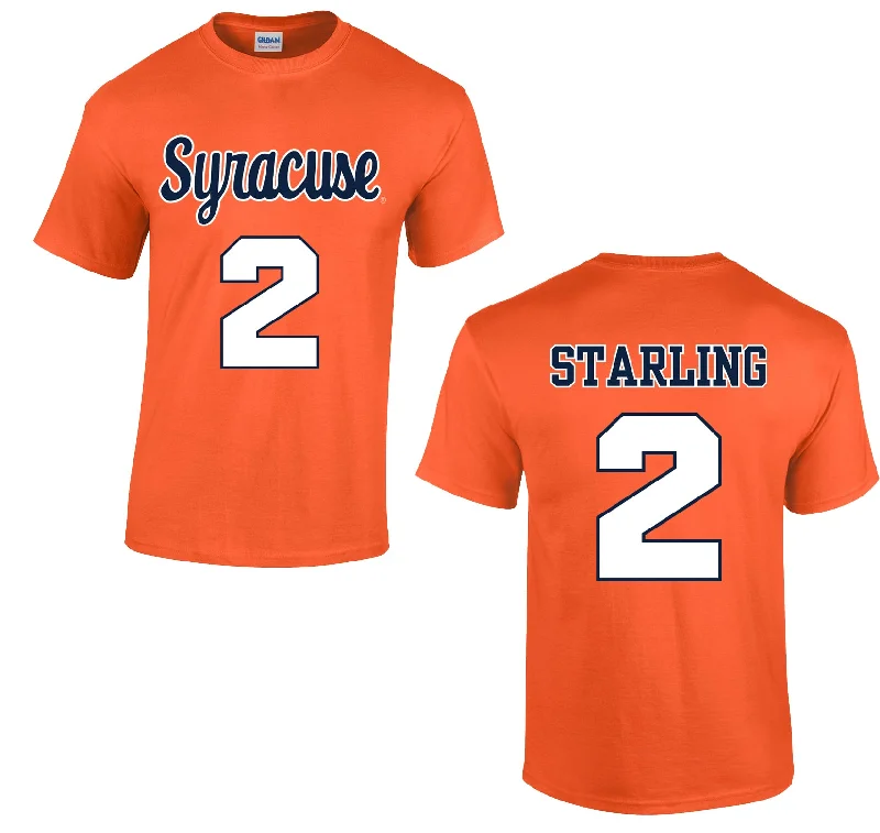 Personalized Basketball Jerseys For Fundraising Projects-Syracuse JJ Starling #2 Jersey Tee