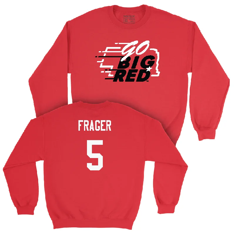 Personalized Basketball Jerseys For Regional Competitions-Red Men's Basketball GBR Crew  - Braden Frager