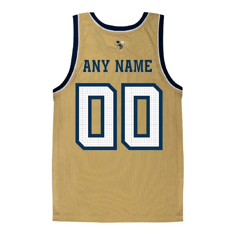 Basketball Jerseys For Corporate Team Activities-Georgia Tech Yellow Jackets Adidas Personalized Basketball Jersey