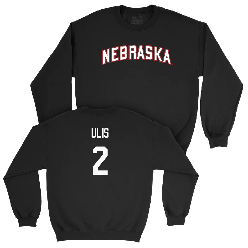 Basketball Jerseys For Sports Fundraisers-Men's Basketball Black Nebraska Crew - Ahron Ulis