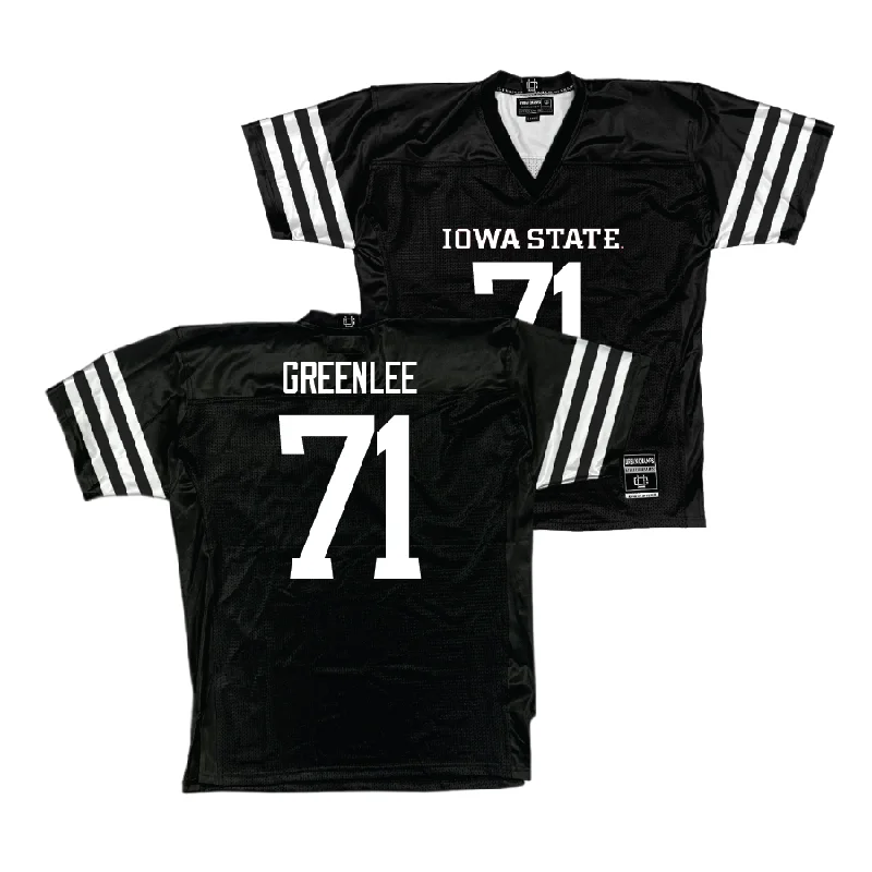 Personalized Football Jerseys For Tournament Winners-Iowa State Football Black Jersey - Gabriel Greenlee