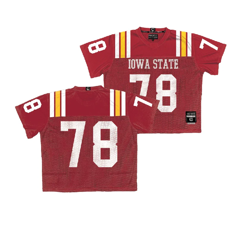 Football Jerseys With Custom Patch Designs-Iowa State Throwback Football Jersey - Andre Burton | #78