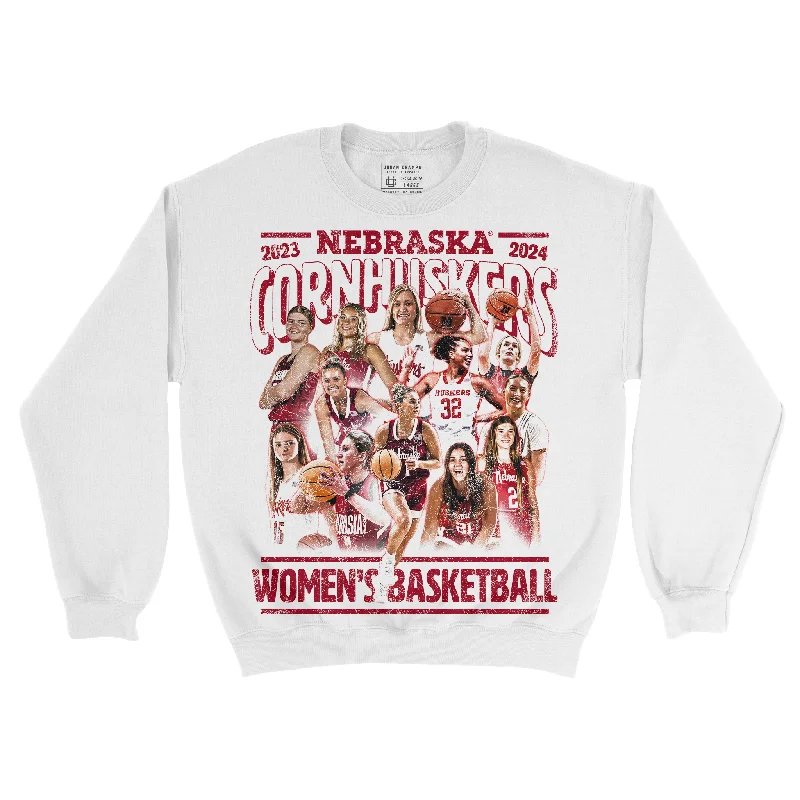 Basketball Jerseys For Charity Fundraisers-EXCLUSIVE RELEASE: Nebraska Women's Basketball 2023-24 Team Crew