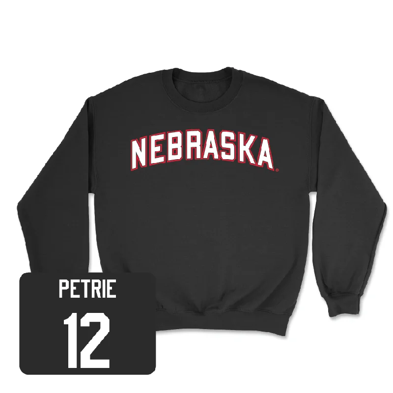 Basketball Jerseys For Family Events-Women's Basketball Black Nebraska Crew - Jessica Petrie