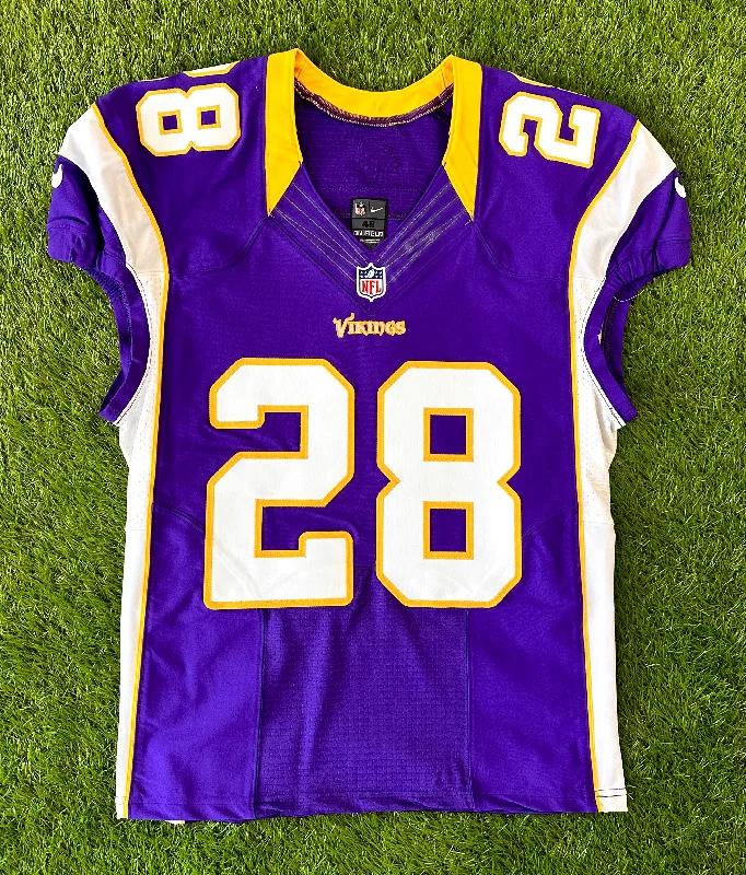 Custom Rugby Jerseys For Fitness & Sports Events-Minnesota Vikings Adrian Peterson 2012 Team Issued NFL Football Jersey (48/XL)