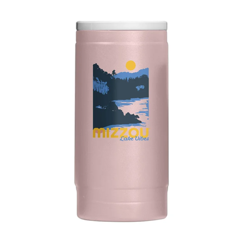 Custom Printed Team Mugs-Missouri Lake Vibes 12oz Dusk Powder Coat Slim Can Coolie