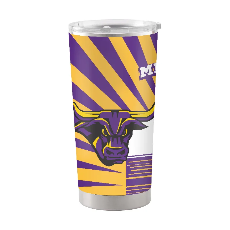 Custom Team Mugs For Player Appreciation-MInnesota St Mankato 20oz Mascot Stainless Tumbler