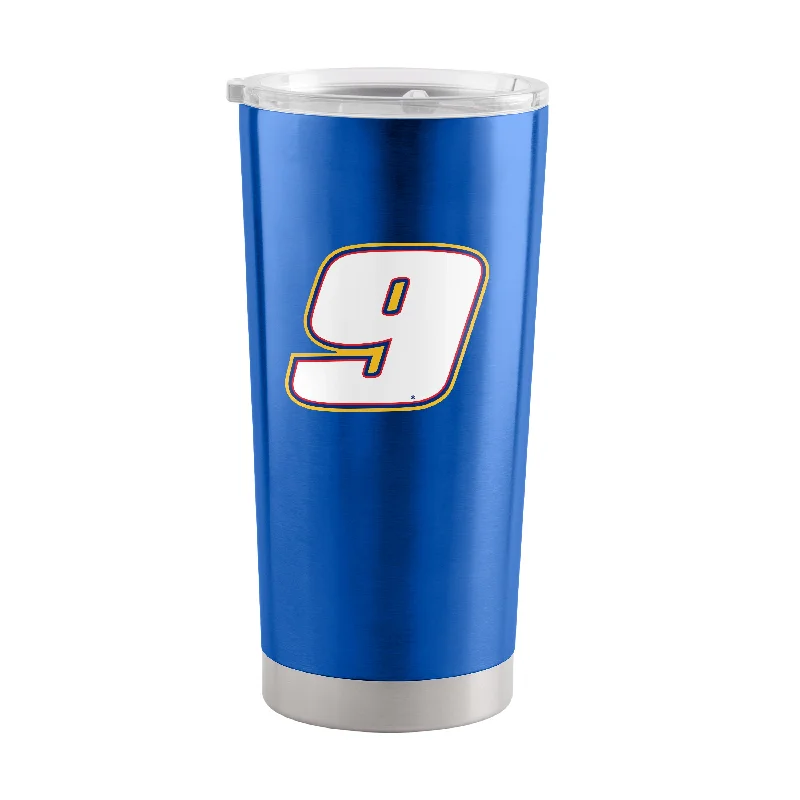 Personalized Team Mugs For Corporate Gifting-Chase Elliott 20oz Gameday Stainless Steel Tumbler