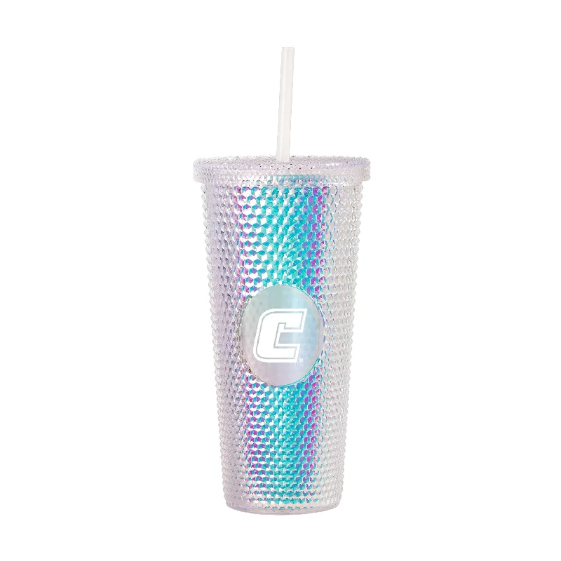 Personalized Team Mugs For Event Sponsorship-Tennessee Chattanooga 24oz Iridescent Studded Tumbler