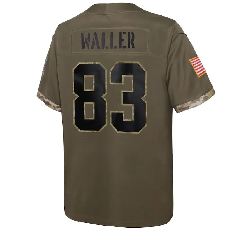 Rugby Jerseys With Custom Printing for Sponsors-LV.Raiders #83 Darren Waller Olive 2022 Salute To Service Player Limited Jersey Stitched American Football Jerseys