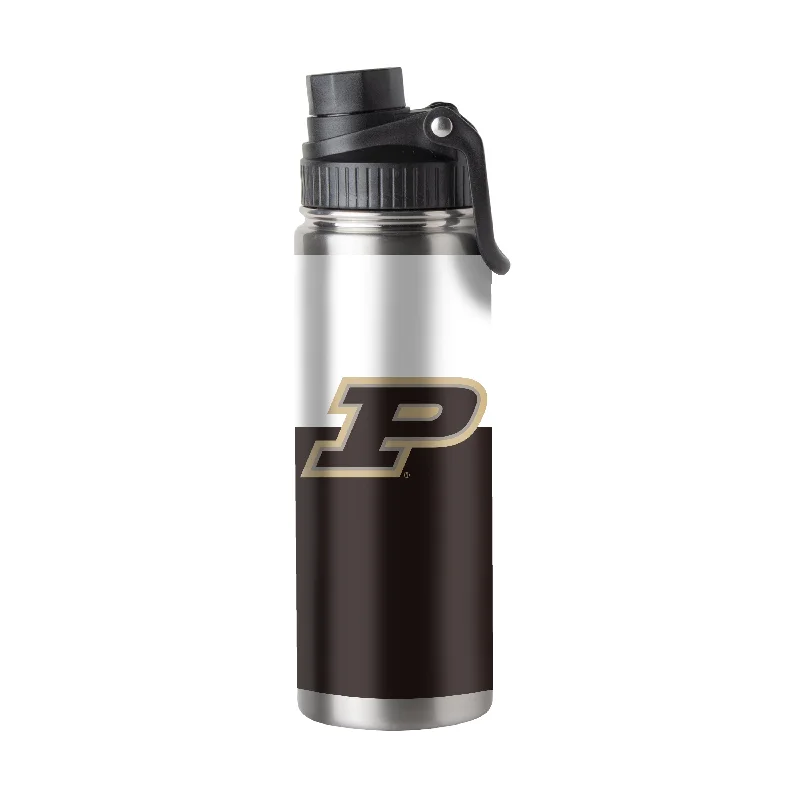 Team Mugs For School Spirit Merchandise-Purdue 21oz Colorblock Twist Top Water Bottle