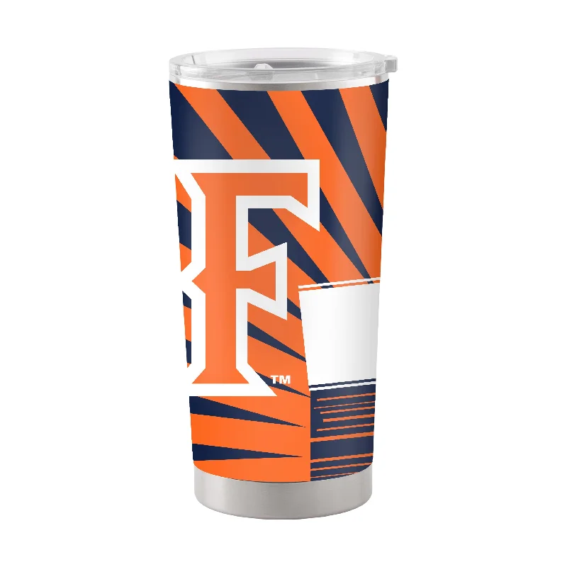 Team Mugs For Supporters & Fans-California State Fullerton 20oz Mascot Stainless Tumbler