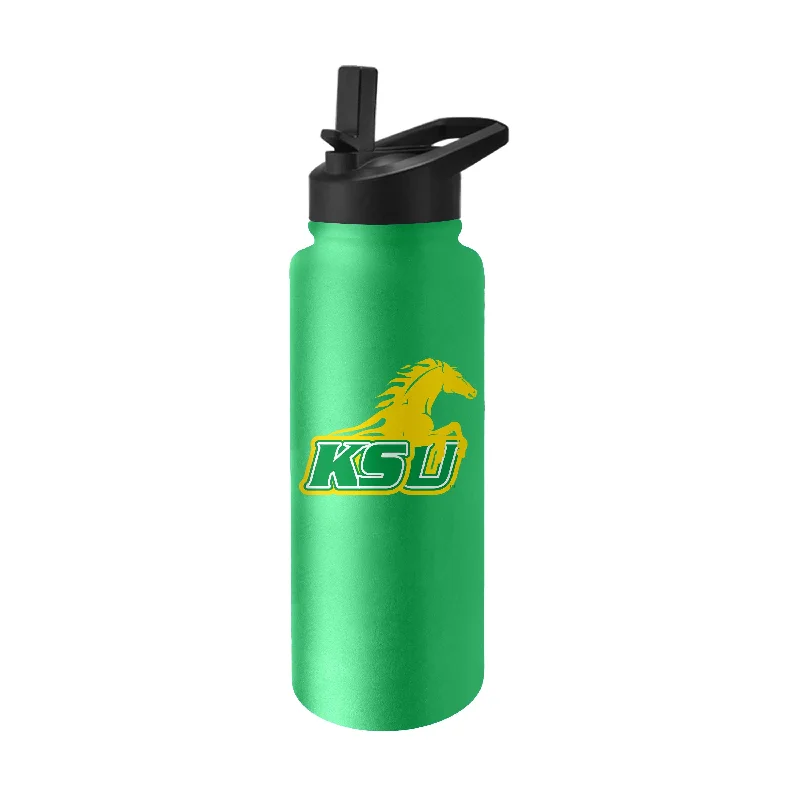 Personalized Team Mugs For Large Events-Kentucky State 34oz Logo Quencher Bottle