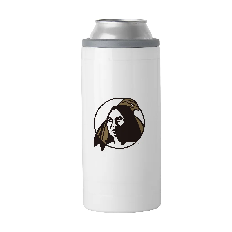 Custom Team Mugs For Youth Teams-UNC Pembroke 12oz Gameday Slim Can Coolie