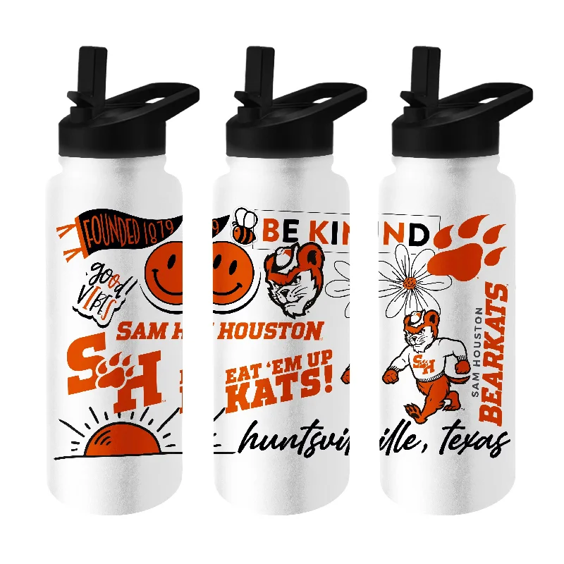 Personalized Team Mugs For Family & Friends-Sam Houston State 34oz Native Quencher Bottle