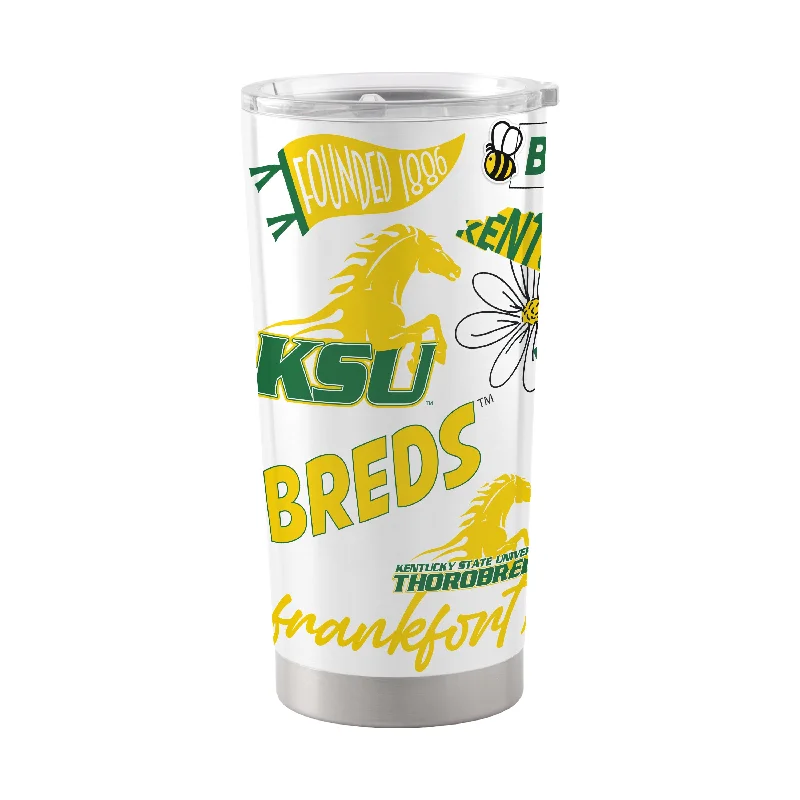 Personalized Team Mugs For Staff Recognition-Kentucky State 20oz Native Stainless Tumbler