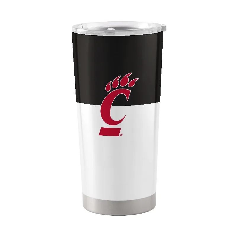 Custom Team Mugs For Business & Company Teams-Cincinnati 20oz Colorblock Stainless Tumbler