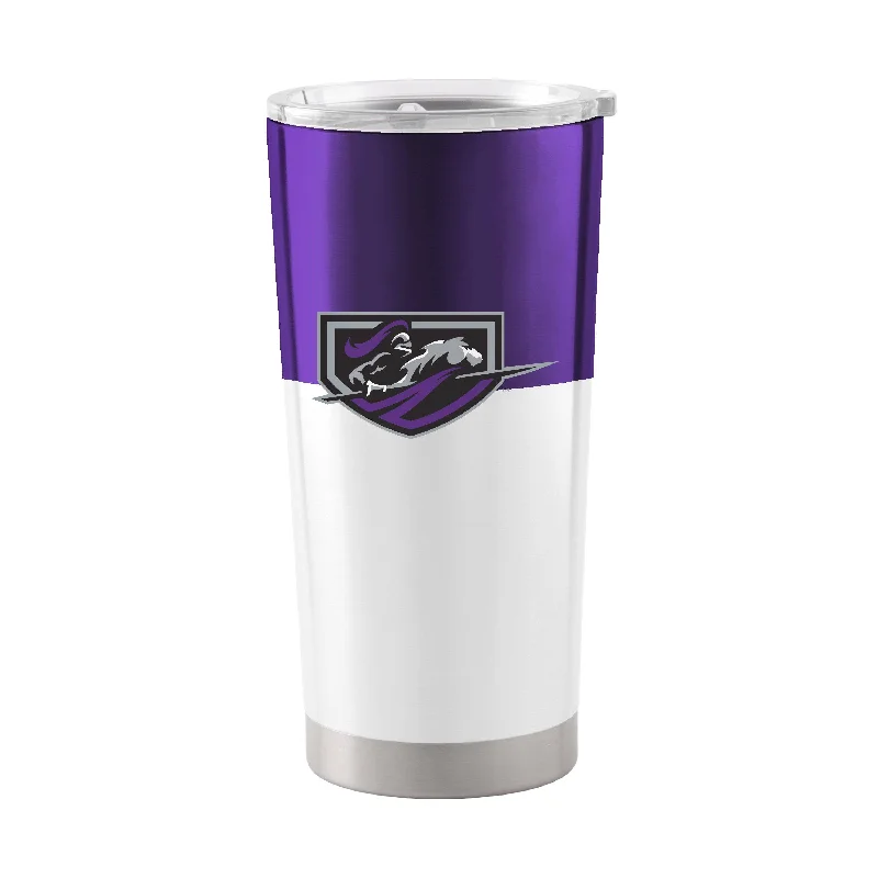 Team Mugs For Event Sponsorship-Middle Georgia State University 20oz Colorblock Stainless Tumbler