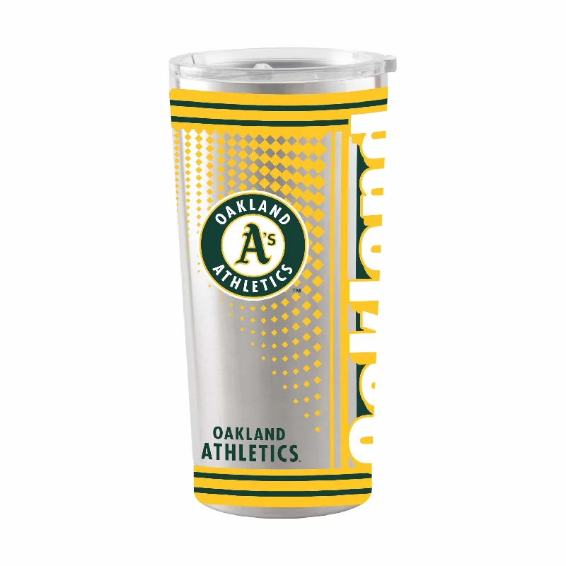 Team Mugs With Player Names-Oakland Athletics 20oz Hero Stainless Steel Tumbler