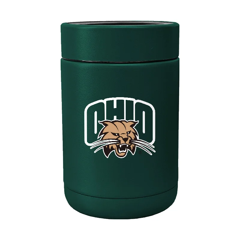 Personalized Team Mugs For Community Events-Ohio Bobcats Powder Coat Flipside Coolie