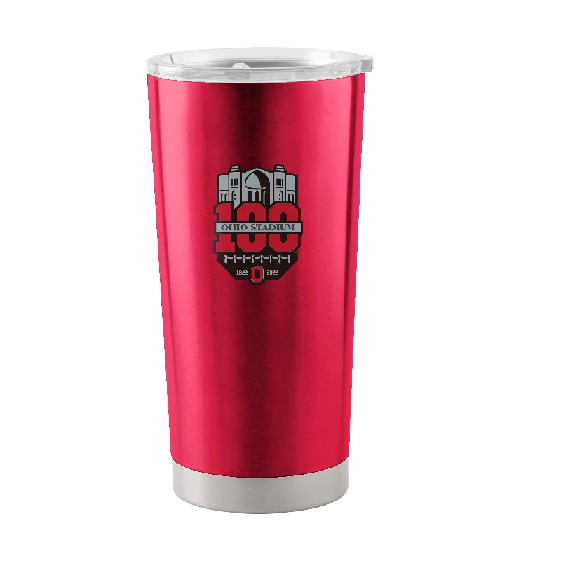 Custom Team Mugs For Graduation Gifts-Ohio State 100th Anniversary 20oz Stainless Tumbler