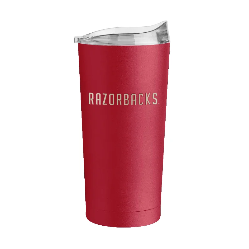 Custom Team Mugs For Marketing Campaigns-Arkansas Vault 20oz Flipside Powder Coat Tumbler