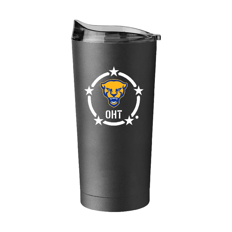 Custom Team Mugs For Team Motivation-Pittsburgh/OHT Black 20oz Stainless Tumbler