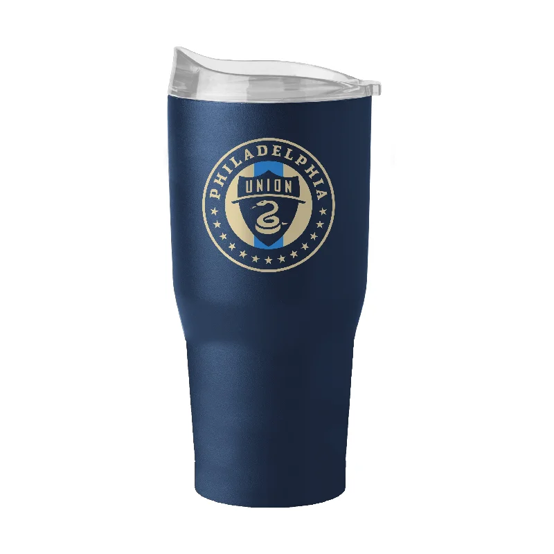 Custom Team Mugs For Award Ceremonies-Philadelphia Union 30oz Flipside Powder Coat Tumbler