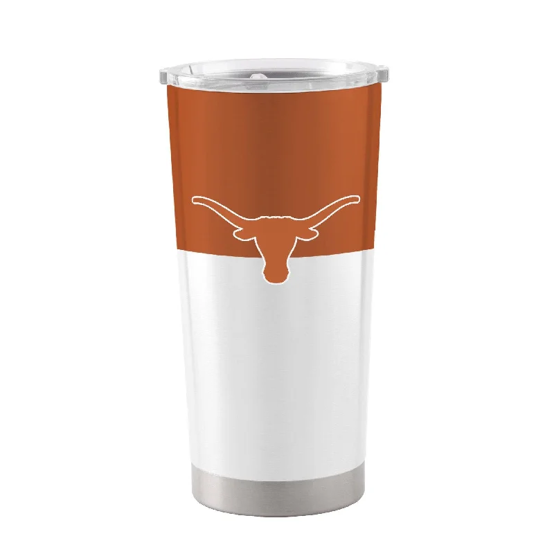 Custom Team Mugs For Team Building Events-Texas 20oz Colorblock Stainless Tumbler