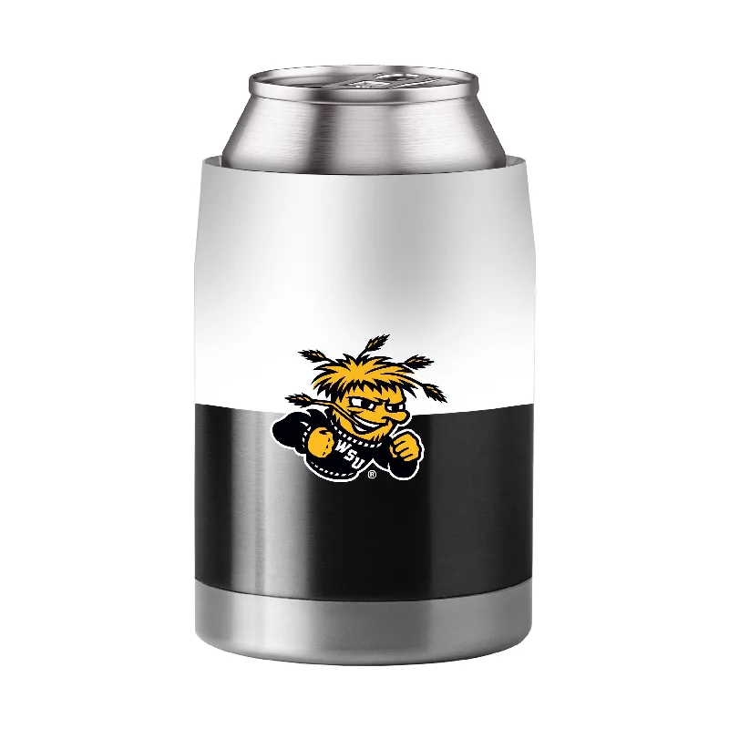 Custom Team Mugs For Player Appreciation-Wichita State Colorblock 3 in 1 Coolie