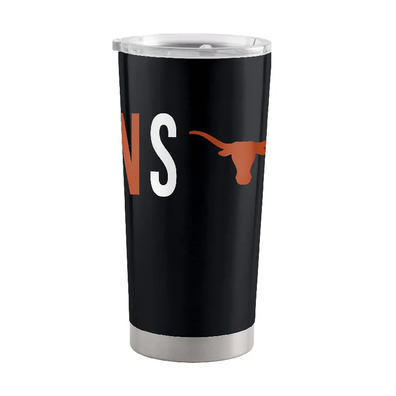 Team Mugs With Personalized Engravings-Texas Overtime 20oz Stainless Tumbler