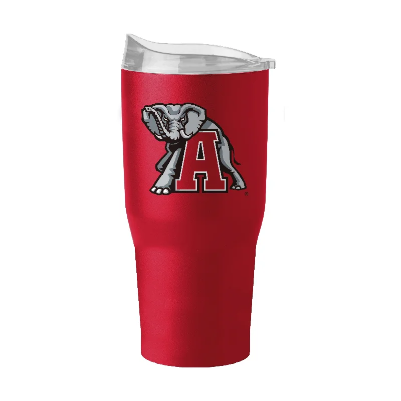 Custom Team Mugs For Employee Appreciation-Alabama Elephant Logo 30oz Gameday Powder Coat Tumbler