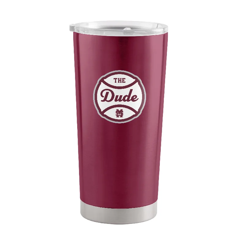 Personalized Team Mugs For Charity Events-Mississippi State 20oz The Dude Stainless Tumbler