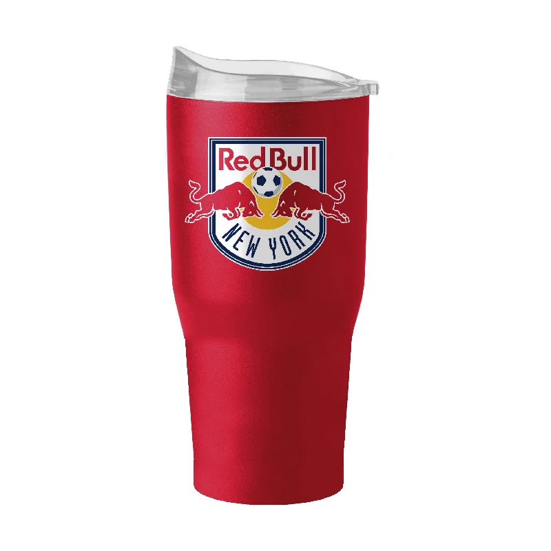 Custom Team Mugs With Emblems & Logos-New York Red Bulls 30oz Flipside Powder Coat Tumbler