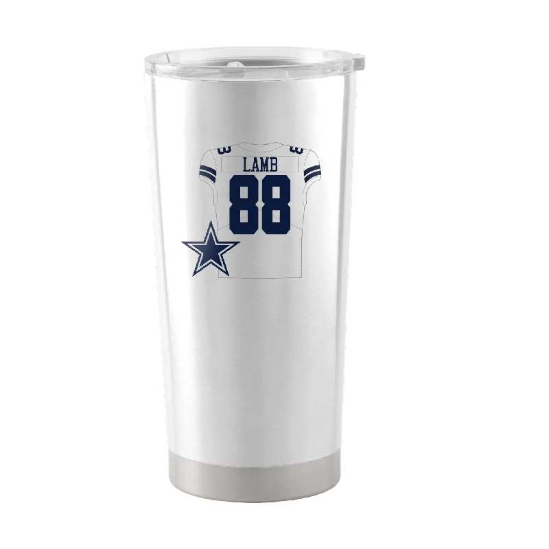 Team Mugs For College & University Teams-Dallas Cowboys Ceedee Lamb 20oz Stainless Steel Tumbler