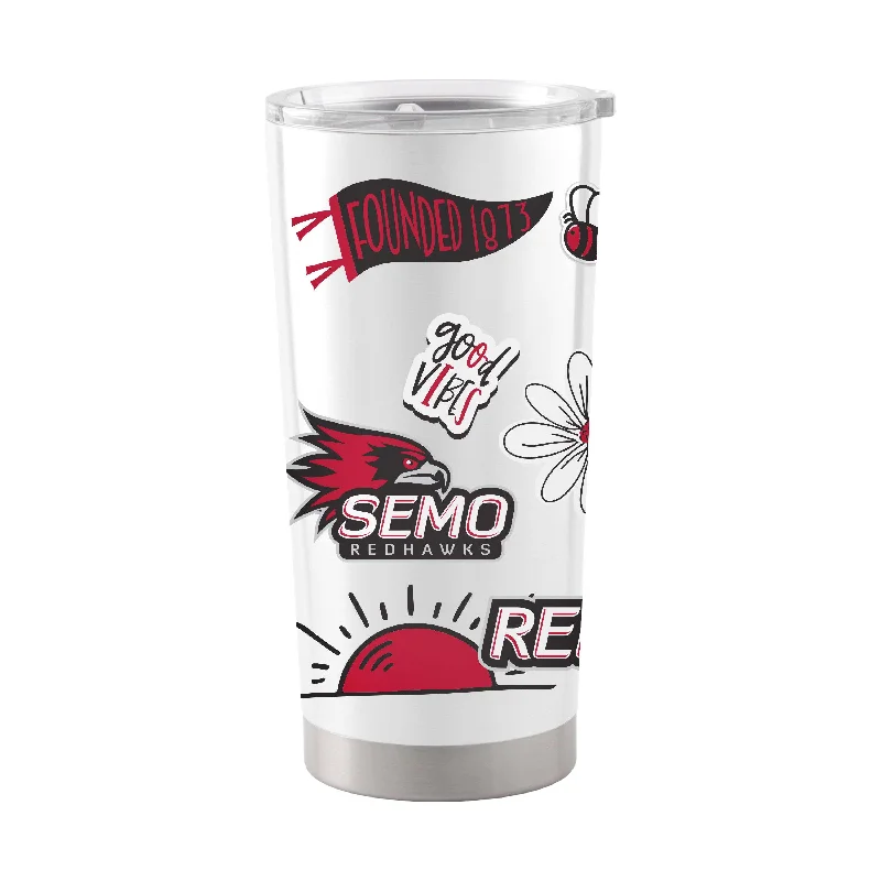 Custom Team Mugs-Southeast Missouri 20oz Native Stainless Tumbler