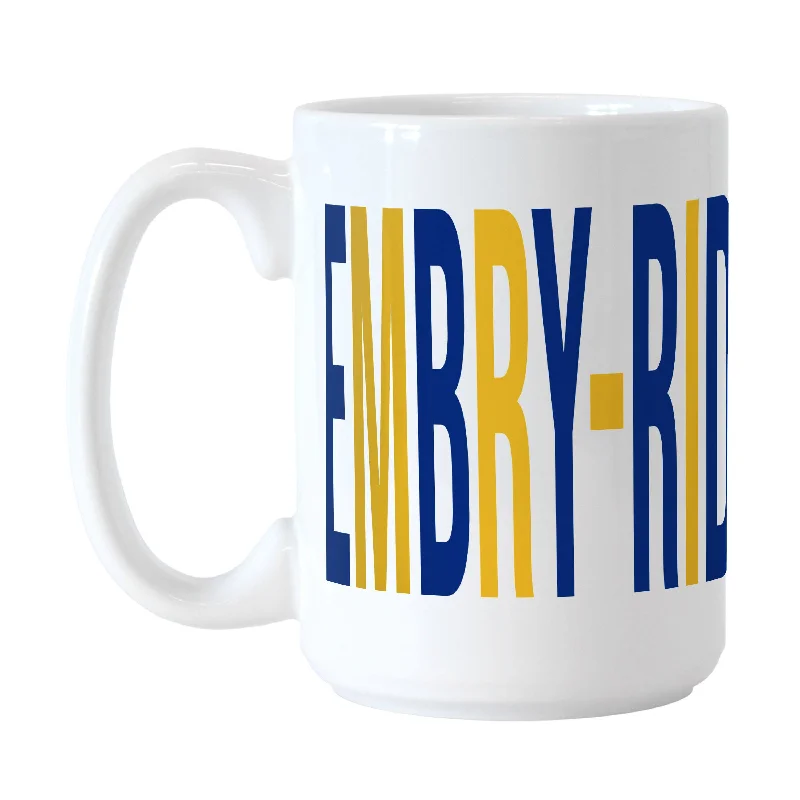 Personalized Team Mugs For Tournament Prizes-Embry-Riddle Aeronautical - Daytona 15oz Overtime Sublimated Mug