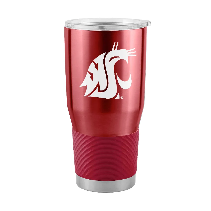 Custom Team Mugs With Team Slogans-Washington State 30oz Gameday Stainless Steel Tumbler