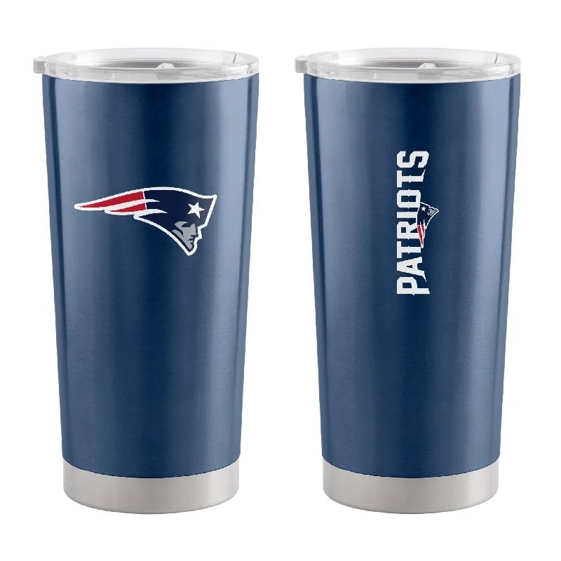 Custom Team Mugs For Event Commemorations-New England Patriots 20oz Gameday Stainless Steel Tumbler